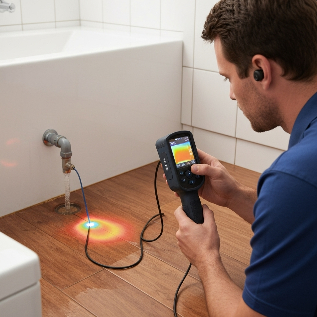 cihazla su kaçağı tespiti